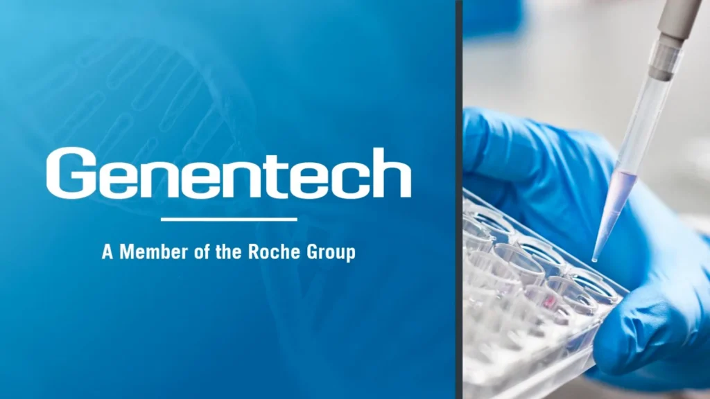 Genentech Laboratory PowerPoint Slide Template - Biotechnology Slide 1